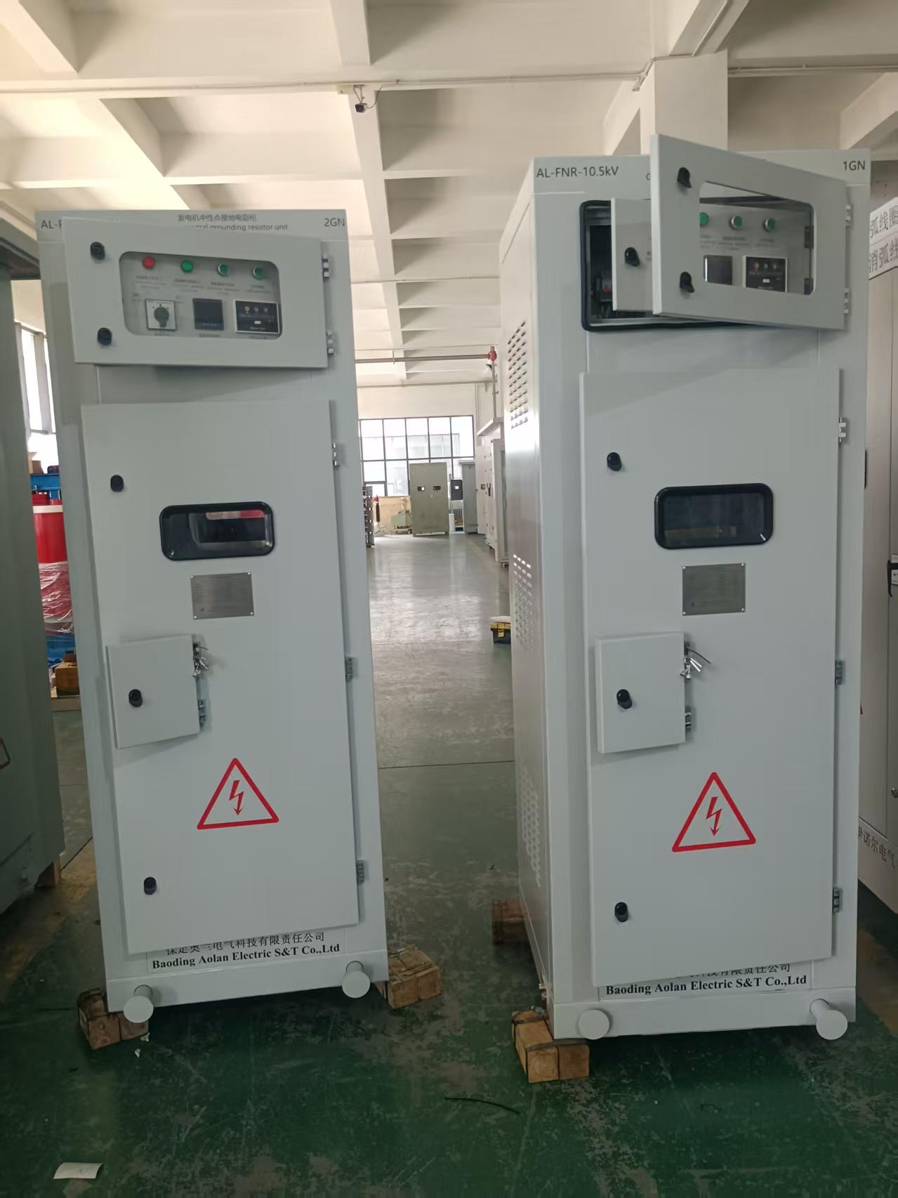 出口剛果金項目發(fā)電機(jī)中性點(diǎn)接地電阻柜